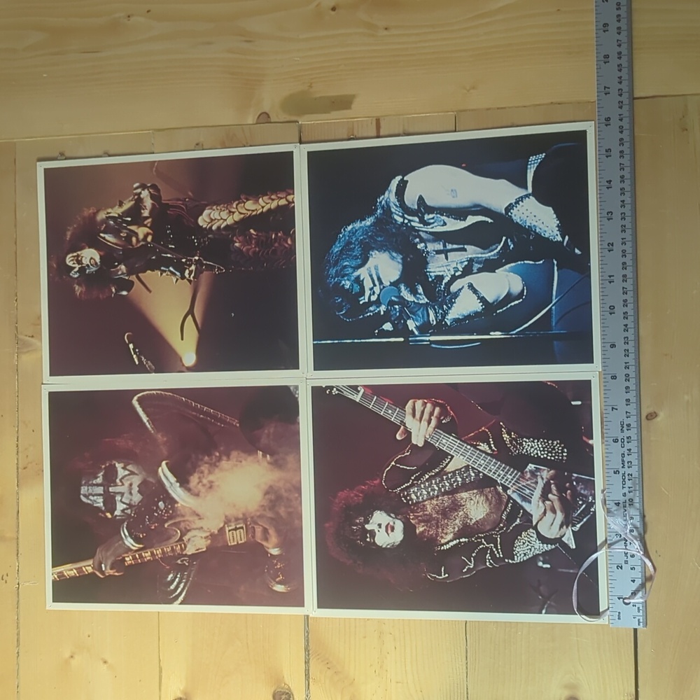 Set of 4 KISS Army 8"*10" photos